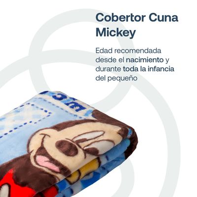 Imagen 2 del producto Cobertor de Cuna Mickey Celeste Disney