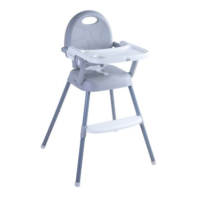 Silla de Comer Plegable Portatil Bebe Niño Fold Gris