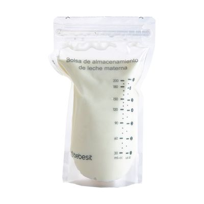 Imagen 2 del producto Pack 30 Bolsas Para almacenar Leche Materna 200 Ml Bebesit