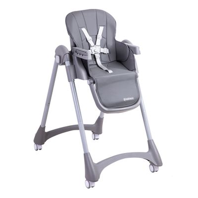 Imagen 2 del producto Silla de Comer Bebe Reclinable Plegable Easy Eat Gris