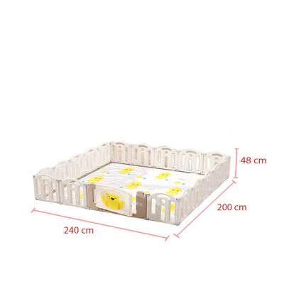 Imagen 2 del producto Corral de juegos didáctico +Alfombra Antigolpes 200x240x48cm