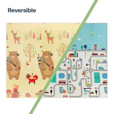 Imagen 2 del producto Alfombra Antigolpe Plegable Extra Grueso Premium Oso Ciudad