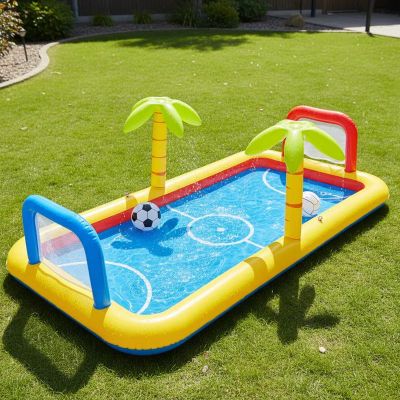 Imagen 2 del producto Piscina Centro de Juegos Futbol Voley Multicancha Be Splash