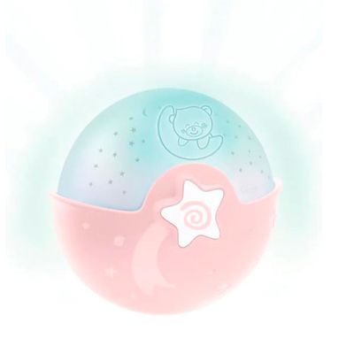 Proyector Musical de Estrellas Rosa Infantino