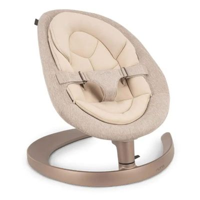 Silla Nido Baby Bouncer Leaf Grow Sand Nuna