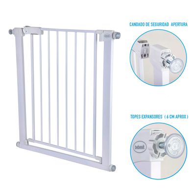 Imagen 2 del producto Reja de Seguridad para Puerta Metálica Doo Gate Il Bebesit
