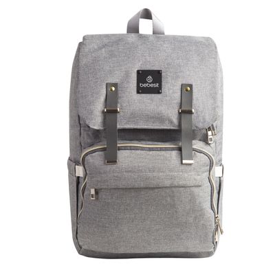 Imagen 2 del producto Mochila Maternal Mudador Bebesit Melange Gris