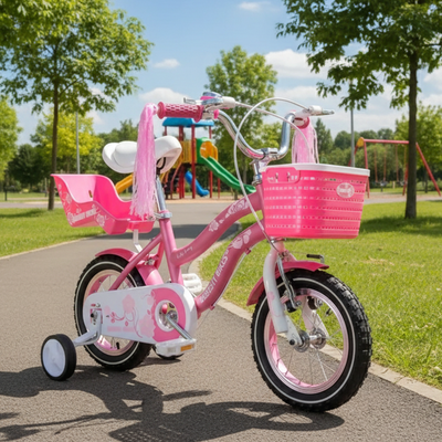 Imagen 2 del producto Bicicleta Infantil Queen Aro 12 Rosada Bebesit