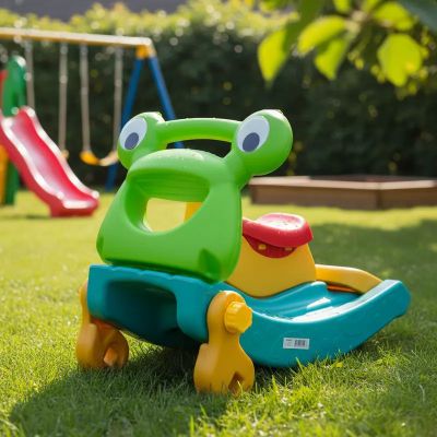 Imagen 2 del producto Balancin Resbalin Tobogan  2en1 Verde