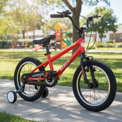 Imagen 2 del producto Bicicleta Canyon 16"" Rojo Cubre Cadena Niños 4-10 Años Bebesit