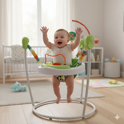 Imagen 2 del producto Centro de Actividad Saltarin Con Musica Jump & Play Verde