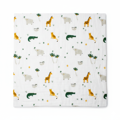 Imagen 2 del producto Pack 3 Mantas de Muselina 100% Algodón – 75 x 75 cm