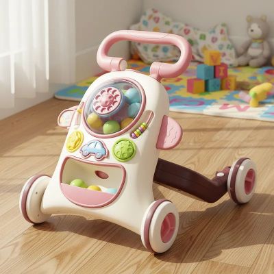 Imagen 2 del producto Corre Pasillo Caminador 2 en 1 Rosado Bebesit