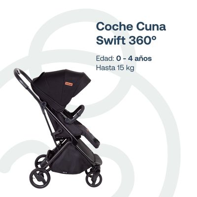 Imagen 2 del producto Coche Travel System Swift 360 Negro Bebesit