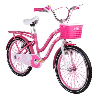 Bicicleta Infantil Queen Aro 20 Rosada Bebesit