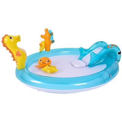 Piscina Inflable Infantil con Diseño de Animales del Mar