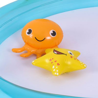 Imagen 2 del producto Piscina Inflable Infantil con Diseño de Animales del Mar