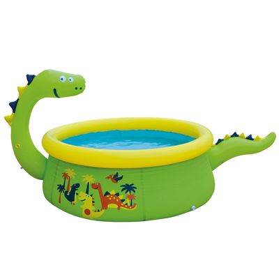 Piscina Inflable Infantil Dinosaurio Verde