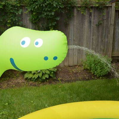 Imagen 2 del producto Piscina Inflable Infantil Dinosaurio Verde