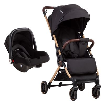 Coche Maleta Compacto Travel System Soho Negro Bebesit