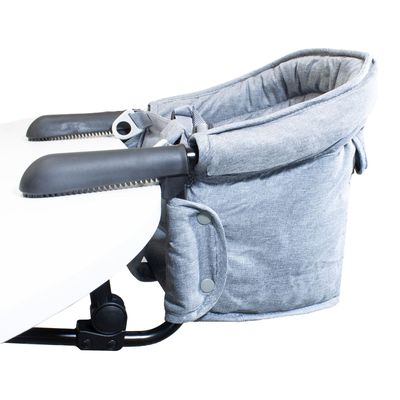 Silla de Comer Eat & Bear Gris Sujeción de Mesa Portable