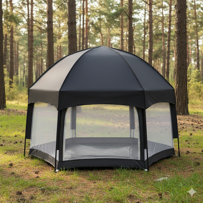 Imagen 2 del producto Carpa Outdoor Clik Con toldo de protección solar y Estacas
