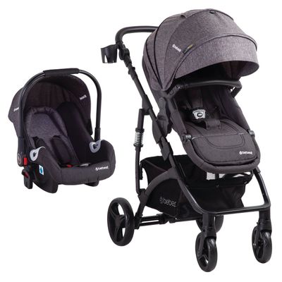 Coche Cuna Travel System Explorer LX Negro