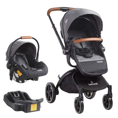Coche Travel System Deluxe 360° SX Gris