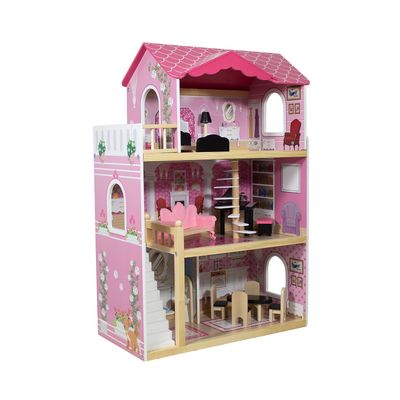 Imagen 1 del producto Casa de Muñecas + Muebles Madera Montessori Encantada