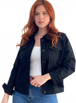 Chaqueta Mezclilla Mujer Oversize