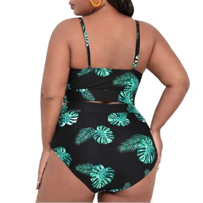 Imagen 2 del producto Bikini tiro alto cala hojas