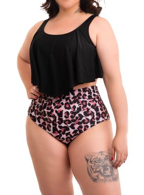 Bikini tiro alto Valhalla Animal Print