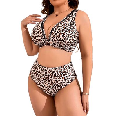 Imagen 2 del producto Bikini tiro alto animal print ao nang