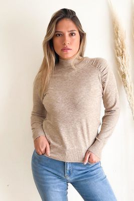 Sweater cuello medio Melisa colores