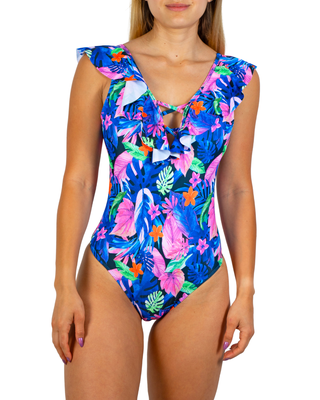 Imagen 2 del producto Traje de baño vuelos Miami Azul floral
