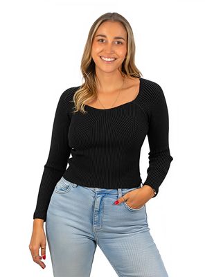 Imagen 2 del producto Sweater invierno colores crop mujer 