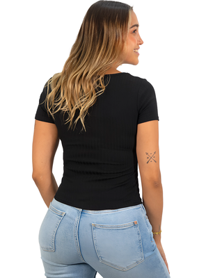 Imagen 2 del producto Polera mujer básica botones