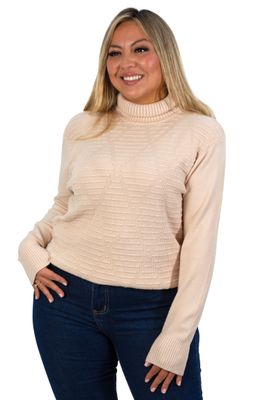 Imagen 2 del producto Sweater mujer texturado colores lineas extra linda