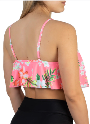 Imagen 2 del producto Top vuelos en punta Mali rosa