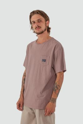 Polera Hombre Woven Lt Malva
