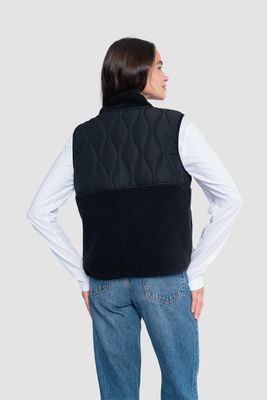 Imagen 2 del producto Chaqueta Sin Mangas Vest Mujer Solid - Negro