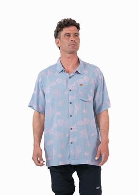 Guayabera Chilote Blue