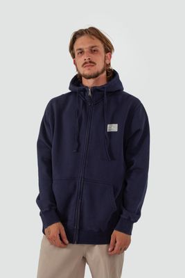 Polerón Hombre Full Zip Patch Navy