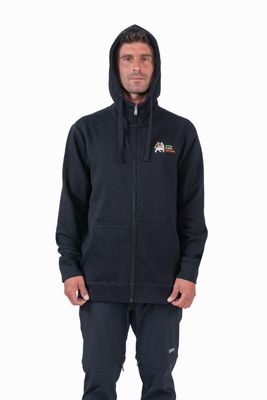 Polerón Hombre Full Zip Rasta Black