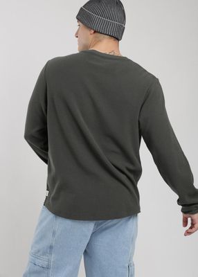 Imagen 2 del producto Polera Manga Larga Algodón Waffle Hombre