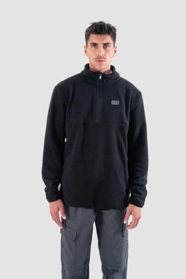 Polar Half Zip Hombre Negro