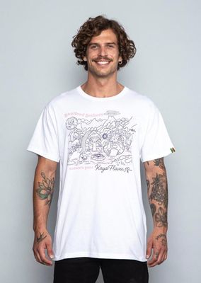 Polera Hombre Flavor White Peach