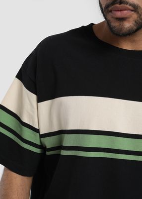 Imagen 2 del producto Polera Hombre Heavyweight Rayas