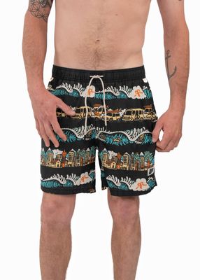 Traje de Baño Volley Push Negro