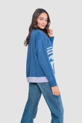 Imagen 2 del producto Chaleco Jacquard Mujer Morado